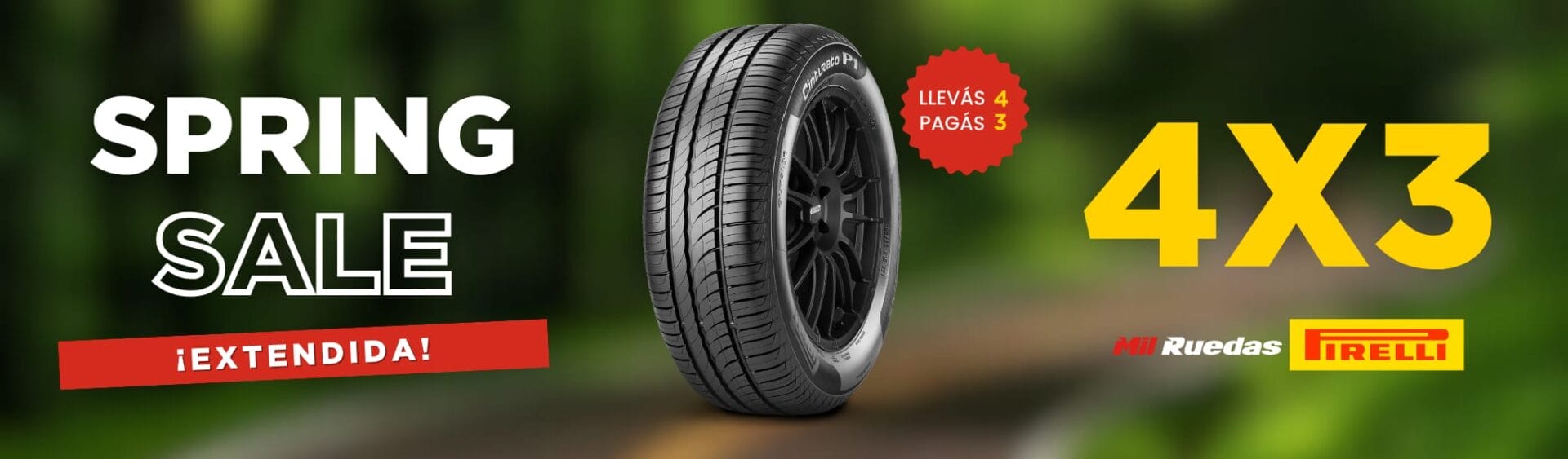 Compra ahora! Llevás 4 y Pagás 4 - Spring Sale - 4x3